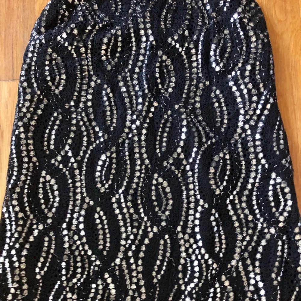 Aqua black dress - Picture 2 of 3